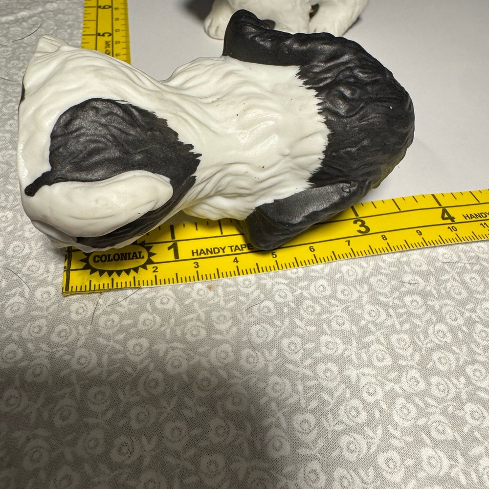 HOMCO cocker spaniel, Dog figurine set white and black vintage #1427 - Picture 5 of 8